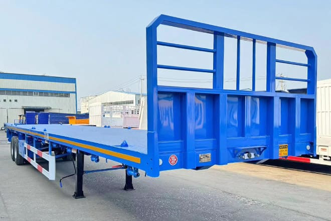 TITAN 2 Axle 45 Ft Flatbed Trailers for Sale in Algeria - Návěs valník/ Plato: obrázek 5 TITAN 2 Axle 45 Ft Flatbed Trailers for Sale in Algeria - Návěs valník/ Plato: obrázek 5