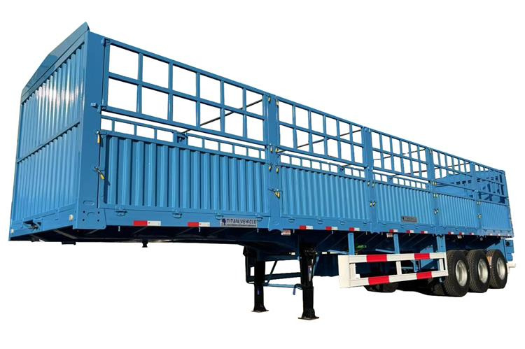 TITAN 3 Axle 60 Ton Cargo Semi Trailer for Sale In Sudan - Návěs na přepravu zvířat: obrázek 5 TITAN 3 Axle 60 Ton Cargo Semi Trailer for Sale In Sudan - Návěs na přepravu zvířat: obrázek 5