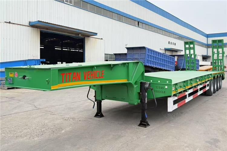 Nový Podvalníkový návěs TITAN 4 Axle 100 Ton Low Bed Truck Trailer for Sale In Zimbabwe: obrázek 6