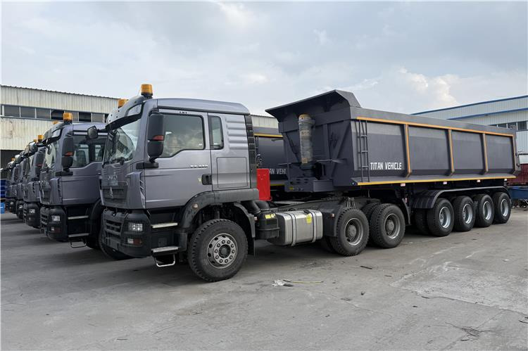 TITAN 4 Axle 80 Ton Dump Trailer for Sale In Cameroon - Sklápěcí návěs: obrázek 4 TITAN 4 Axle 80 Ton Dump Trailer for Sale In Cameroon - Sklápěcí návěs: obrázek 4
