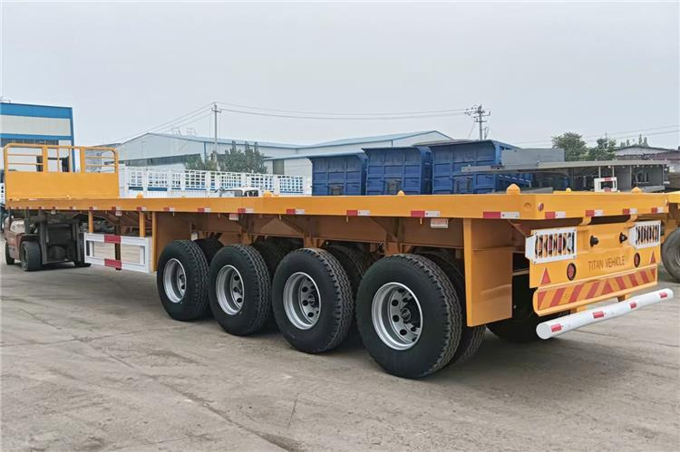 TITAN 4 Axle Flatbed Trailer for Sale Price In Senegal - Návěs valník/ Plato: obrázek 2 TITAN 4 Axle Flatbed Trailer for Sale Price In Senegal - Návěs valník/ Plato: obrázek 2