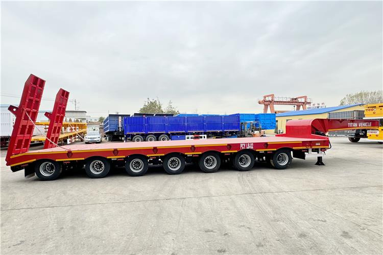 TITAN 7 Axle 120 Ton Lowbed Trailer for Sale In Saudi Arabia - Podvalníkový návěs: obrázek 4 TITAN 7 Axle 120 Ton Lowbed Trailer for Sale In Saudi Arabia - Podvalníkový návěs: obrázek 4