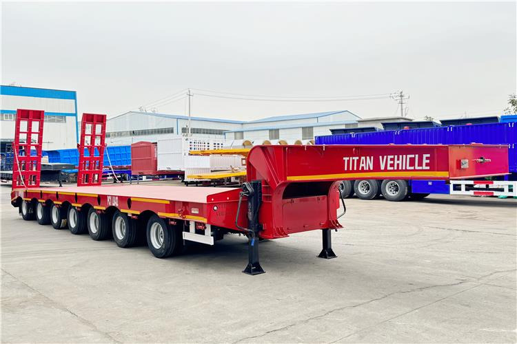 TITAN 7 Axle 120 Ton Lowbed Trailer for Sale In Saudi Arabia - Podvalníkový návěs: obrázek 1 TITAN 7 Axle 120 Ton Lowbed Trailer for Sale In Saudi Arabia - Podvalníkový návěs: obrázek 1