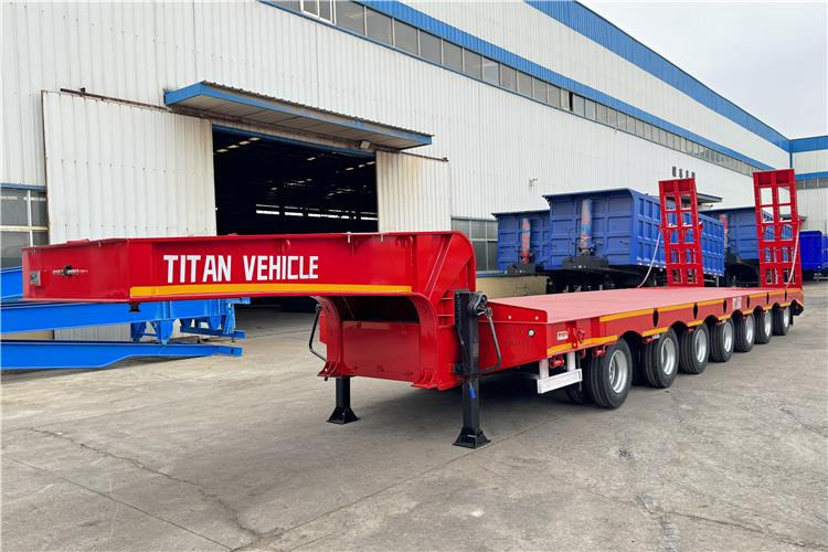 TITAN 7 Axle 120 Ton Lowbed Trailer for Sale In Saudi Arabia - Podvalníkový návěs: obrázek 3 TITAN 7 Axle 120 Ton Lowbed Trailer for Sale In Saudi Arabia - Podvalníkový návěs: obrázek 3