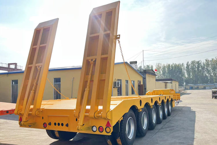 TITAN Hydraulic Low Bed Trailer for Sale in Kenya - Podvalníkový návěs: obrázek 3 TITAN Hydraulic Low Bed Trailer for Sale in Kenya - Podvalníkový návěs: obrázek 3