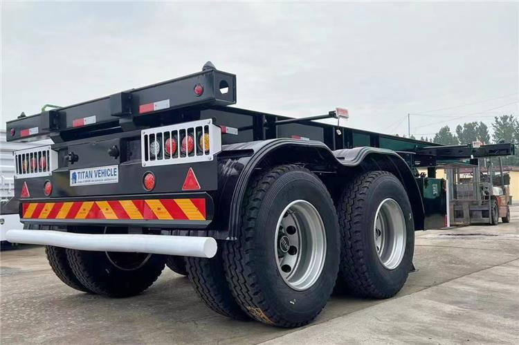 TITAN In Stock 20 ft Shipping Container Trailer for Sale In Ghana - Návěs-podvozek: obrázek 4 TITAN In Stock 20 ft Shipping Container Trailer for Sale In Ghana - Návěs-podvozek: obrázek 4