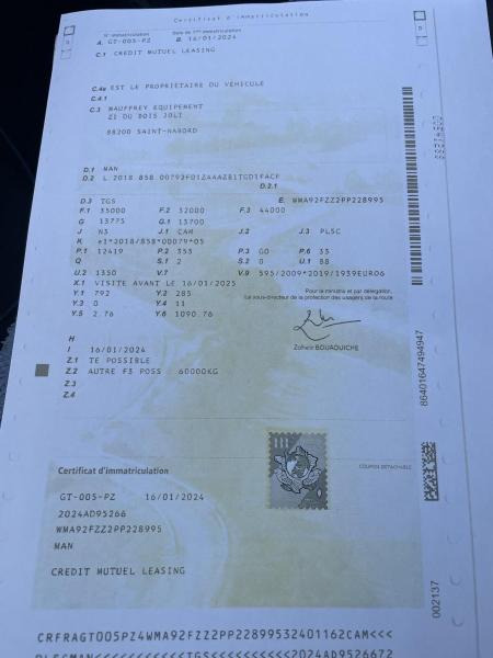 MAN TGS 35.480 - Plachtový nákladní auto: obrázek 5 MAN TGS 35.480 - Plachtový nákladní auto: obrázek 5