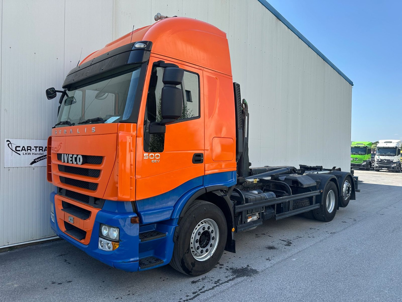 Iveco Stralis 500EEV 20T Meiller Lenkachse Retarder - Hákový nosič kontejnerů: obrázek 1 Iveco Stralis 500EEV 20T Meiller Lenkachse Retarder - Hákový nosič kontejnerů: obrázek 1