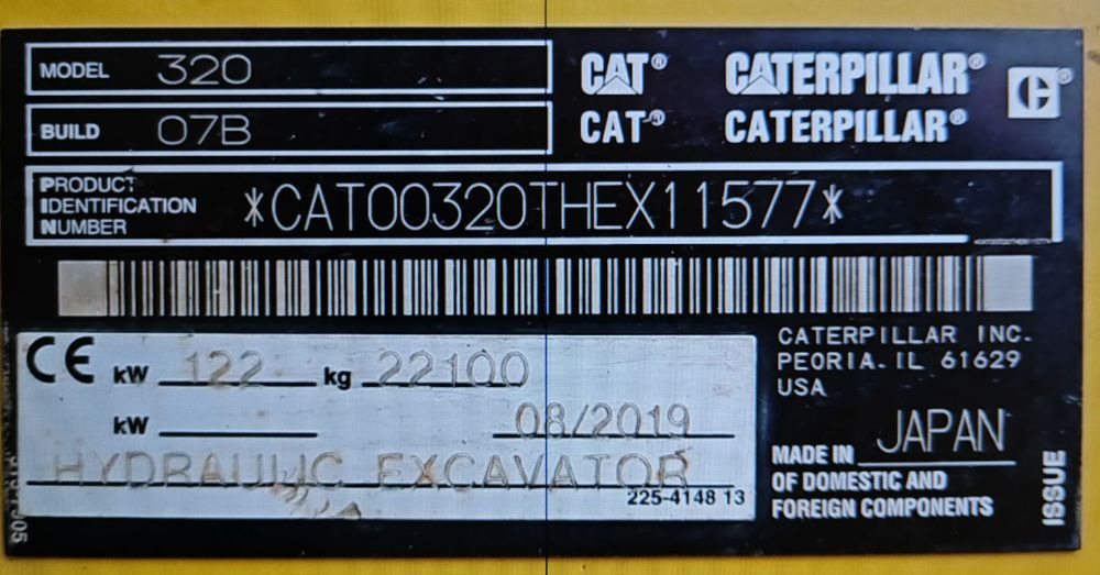 Caterpillar cat 320 - Pásové rýpadlo: obrázek 5 Caterpillar cat 320 - Pásové rýpadlo: obrázek 5