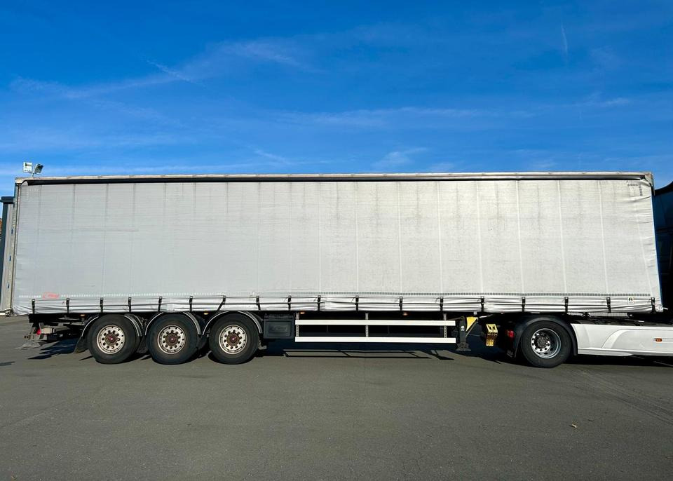 Auflieger + Staplerhalterung + gelenkte Achse + Plane + TÜV - Plachtový návěs: obrázek 1 Auflieger + Staplerhalterung + gelenkte Achse + Plane + TÜV - Plachtový návěs: obrázek 1