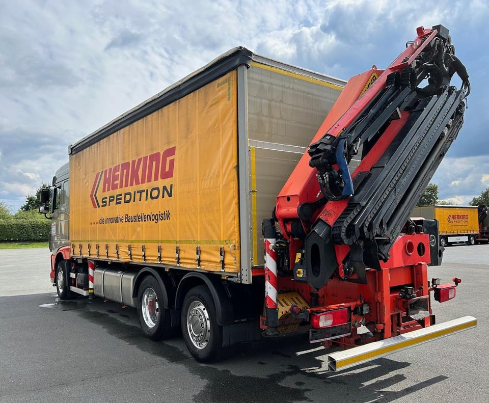 DAF DAF XF 460 FAN + PALFINGER + 16mtr + Lenkachse + EURO 6 - Plachtový nákladní auto, Auto s hydraulickou rukou: obrázek 4 DAF DAF XF 460 FAN + PALFINGER + 16mtr + Lenkachse + EURO 6 - Plachtový nákladní auto, Auto s hydraulickou rukou: obrázek 4