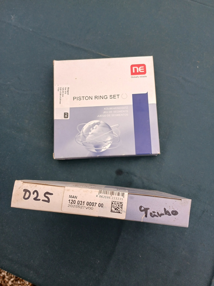 Pistonrings NE 120031000700 for MAN D25 Turbo - Písty/ Kroužky/ Objímky: obrázek 1 Pistonrings NE 120031000700 for MAN D25 Turbo - Písty/ Kroužky/ Objímky: obrázek 1