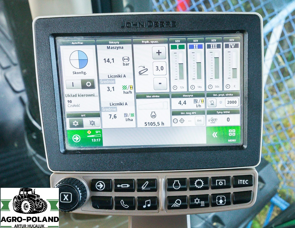 JOHN DEERE 8295 R - 5105 h - POWERSHIFT - AUTOTRAC - 2016 ROK - ORYGINALNE OPONY - Traktor: obrázek 4 JOHN DEERE 8295 R - 5105 h - POWERSHIFT - AUTOTRAC - 2016 ROK - ORYGINALNE OPONY - Traktor: obrázek 4