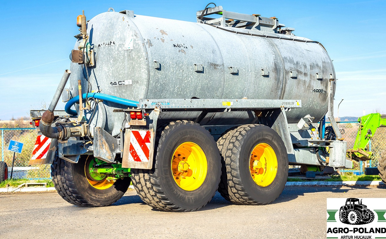 JOSKIN 14000 TS KOMFORT 2 - 2007 ROK - 14000 L - SKRĘTNA OŚ - Fekální cisterna: obrázek 3 JOSKIN 14000 TS KOMFORT 2 - 2007 ROK - 14000 L - SKRĘTNA OŚ - Fekální cisterna: obrázek 3