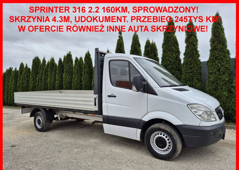 Mercedes-Benz 316CDI 2.2 160KM - Dodávka valník: obrázek 1 Mercedes-Benz 316CDI 2.2 160KM - Dodávka valník: obrázek 1