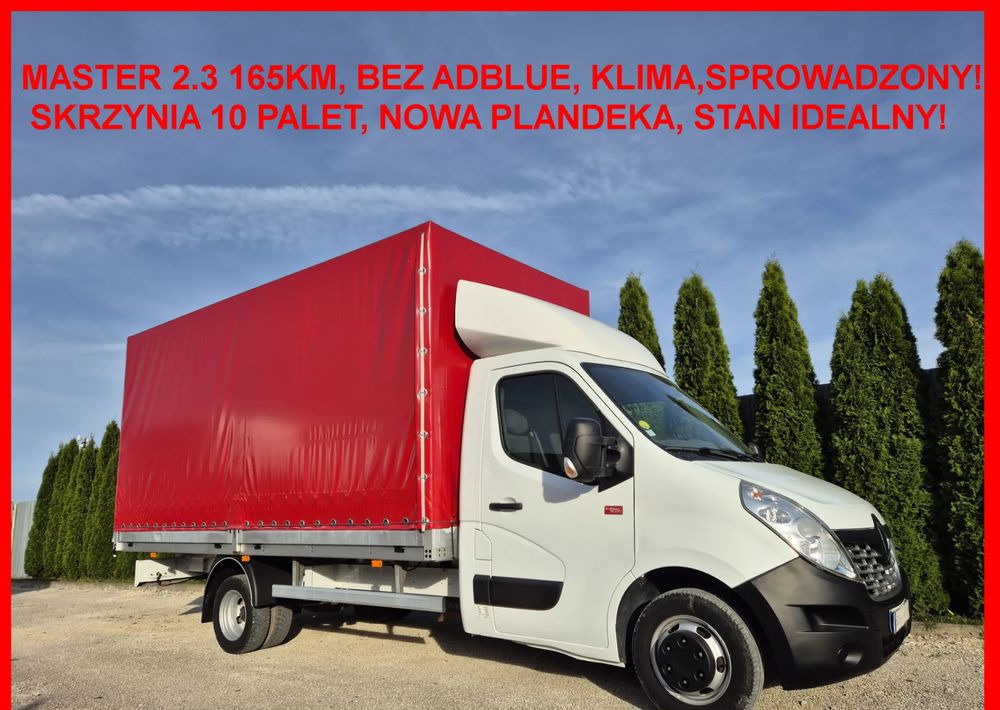 Renault Master 2.3 165KM Bez Adblue Skrzyniowy - Plachtová dodávka: obrázek 1 Renault Master 2.3 165KM Bez Adblue Skrzyniowy - Plachtová dodávka: obrázek 1