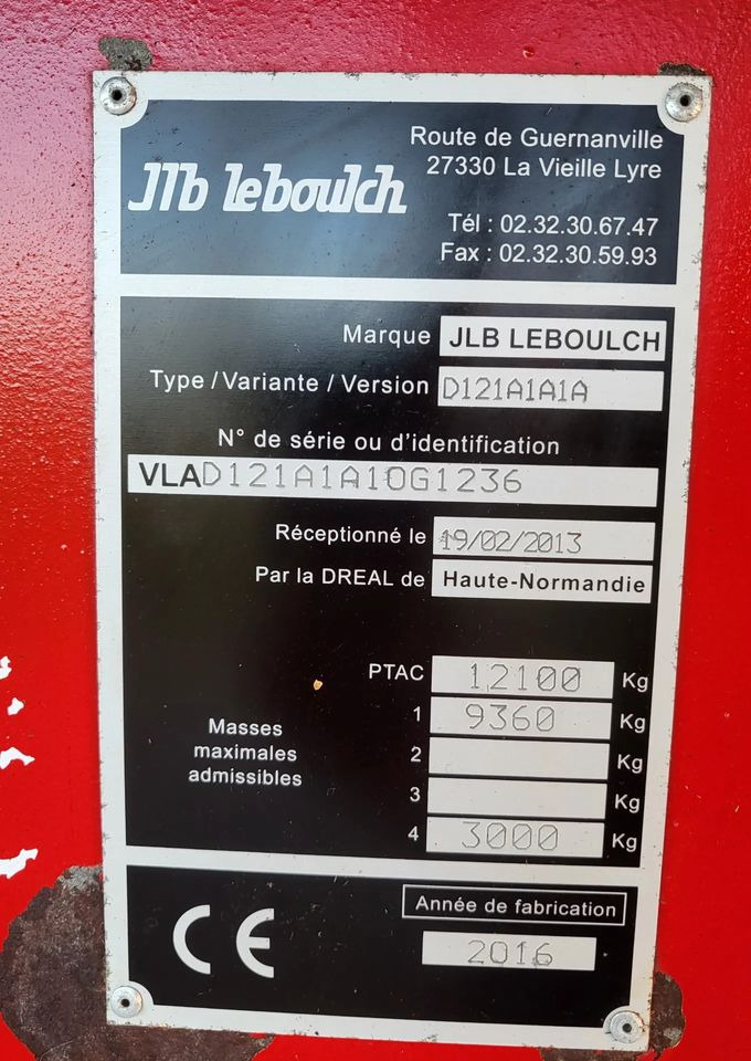 Leboulch HVS 51S12 - Rozmetadlo chlévské mrvy: obrázek 5 Leboulch HVS 51S12 - Rozmetadlo chlévské mrvy: obrázek 5