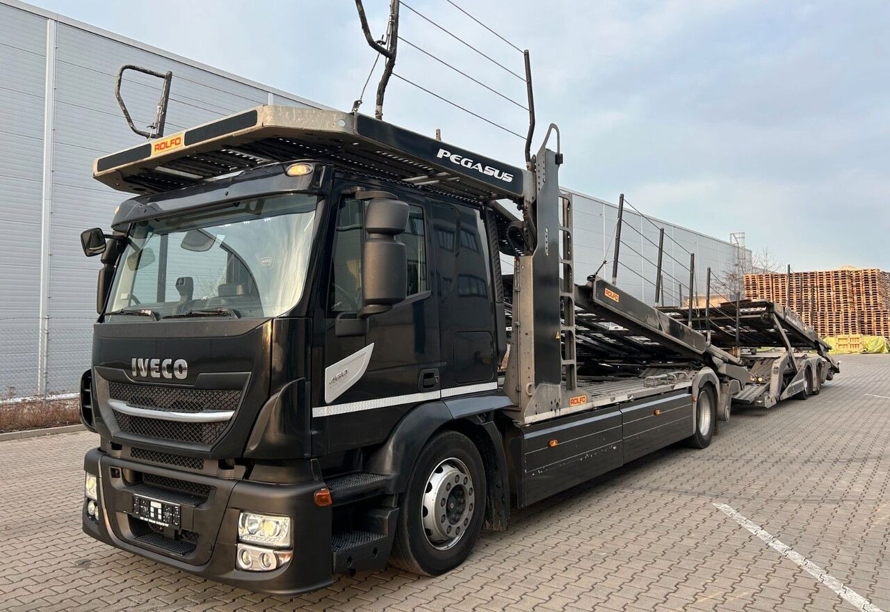 IVECO Stralis 460 + car transporter trailer - Přepravník automobilů: obrázek 1 IVECO Stralis 460 + car transporter trailer - Přepravník automobilů: obrázek 1