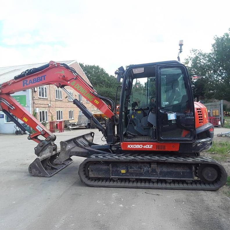 Kubota KX080-4a2 - Mini rýpadlo: obrázek 1 Kubota KX080-4a2 - Mini rýpadlo: obrázek 1