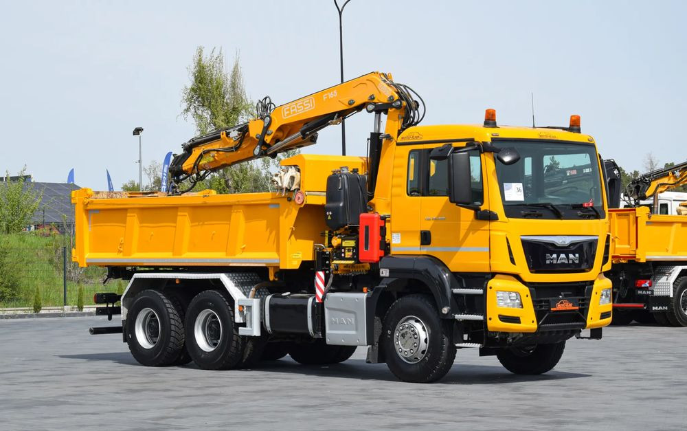 MAN TGS 26.400 / 6x4 / EURO 6 / UDT / HDS FASSI 165 / WYSUW x3 / ROTATOR / CHWYTAK / STEROWANIE RADIOWE / WZMOCNIONA RAMA / WYWROTKA / HYDROBURTA / AUTOMAT / 2017 / NOWE OPONY - 100% / NISKI PRZEBIEG - Sklápěč: obrázek 3 MAN TGS 26.400 / 6x4 / EURO 6 / UDT / HDS FASSI 165 / WYSUW x3 / ROTATOR / CHWYTAK / STEROWANIE RADIOWE / WZMOCNIONA RAMA / WYWROTKA / HYDROBURTA / AUTOMAT / 2017 / NOWE OPONY - 100% / NISKI PRZEBIEG - Sklápěč: obrázek 3