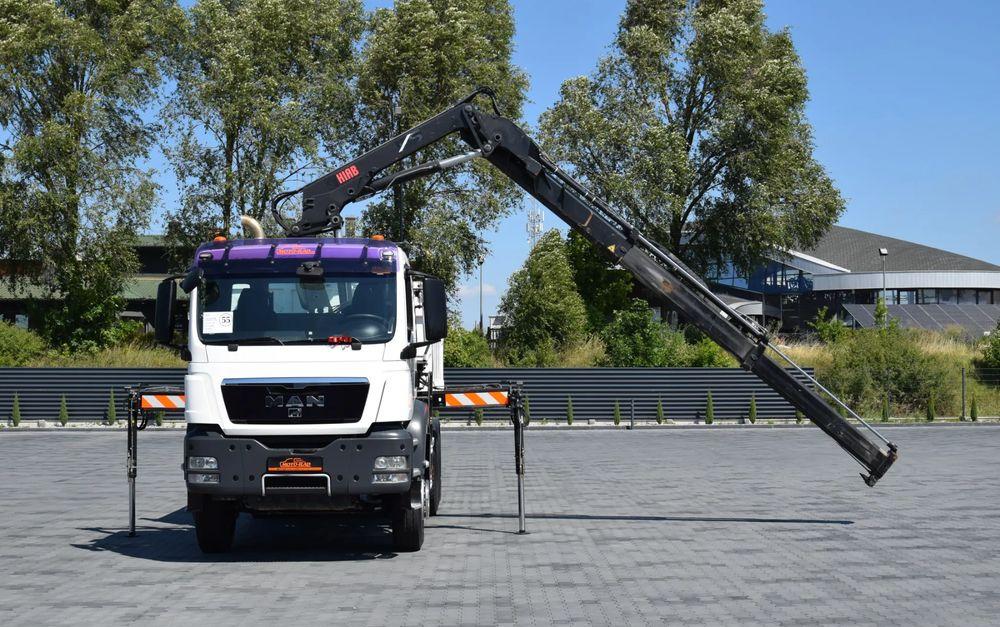 MAN TGS 33.360 / 6x4 / HDS HIAB 122 E-2 HIDUO / STEROWANIE RADIOWE / WYWROTKA / HYDROBURTA / AUTOMAT / KLIMA / TEMPOMAT / KAMERA COFANIA / SPROWADZONY - Sklápěč, Auto s hydraulickou rukou: obrázek 2 MAN TGS 33.360 / 6x4 / HDS HIAB 122 E-2 HIDUO / STEROWANIE RADIOWE / WYWROTKA / HYDROBURTA / AUTOMAT / KLIMA / TEMPOMAT / KAMERA COFANIA / SPROWADZONY - Sklápěč, Auto s hydraulickou rukou: obrázek 2