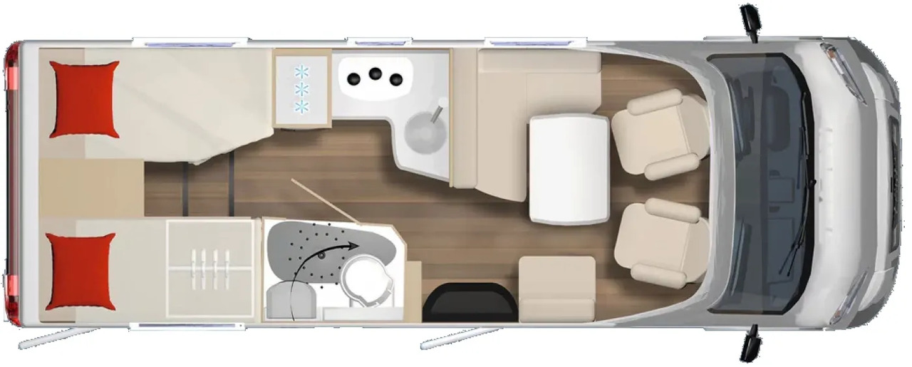 Bürstner B66 TD 690 G B 66 TD 690 Voll ausgestattet - Polointegrovaný obytný vůz: obrázek 2 Bürstner B66 TD 690 G B 66 TD 690 Voll ausgestattet - Polointegrovaný obytný vůz: obrázek 2