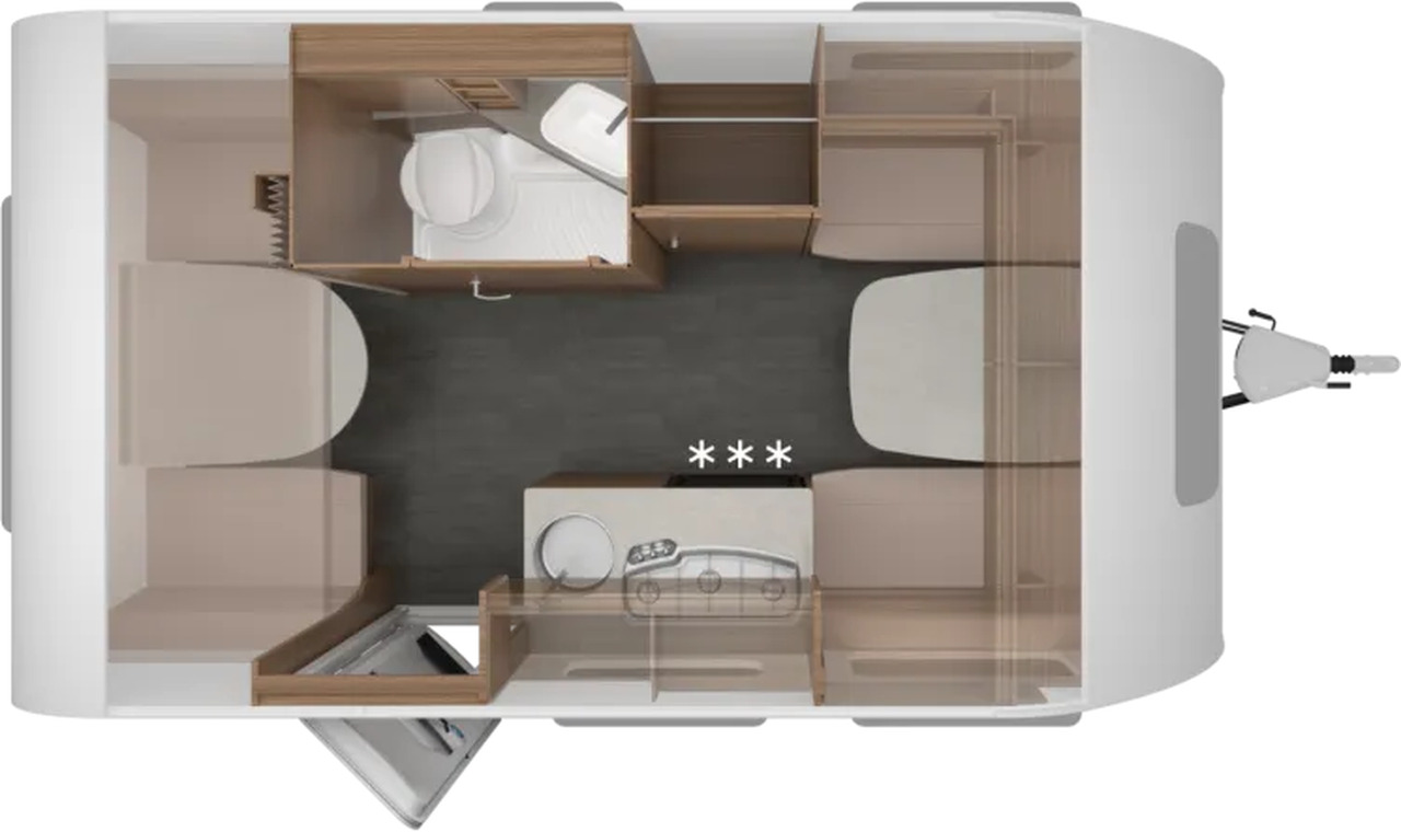 Wohnwagen Knaus Sport 400 LK - Karavan: obrázek 2 Wohnwagen Knaus Sport 400 LK - Karavan: obrázek 2