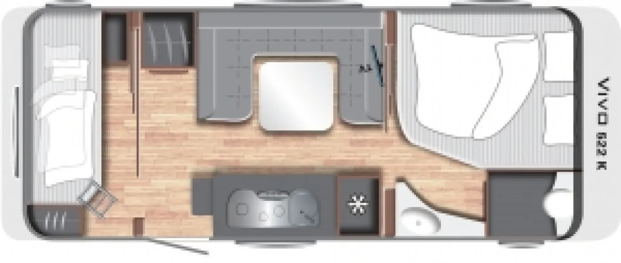 Wohnwagen LMC Vivo 522 K - Karavan: obrázek 2 Wohnwagen LMC Vivo 522 K - Karavan: obrázek 2