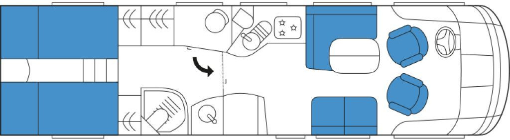 Niesmann + Bischoff Flair 920 BS (Sonderkonfiguration) - Integrovaný obytný vůz: obrázek 2 Niesmann + Bischoff Flair 920 BS (Sonderkonfiguration) - Integrovaný obytný vůz: obrázek 2