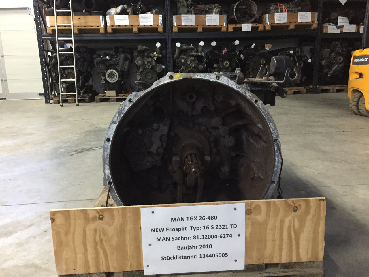 Gebrauchtes Getriebe MAN TGX 26.480, Typ : 16S 2321 TD, Artikel - Nr. : 81.32004 - 6274 - Převodovka pro Nákladní auto: obrázek 1 Gebrauchtes Getriebe MAN TGX 26.480, Typ : 16S 2321 TD, Artikel - Nr. : 81.32004 - 6274 - Převodovka pro Nákladní auto: obrázek 1