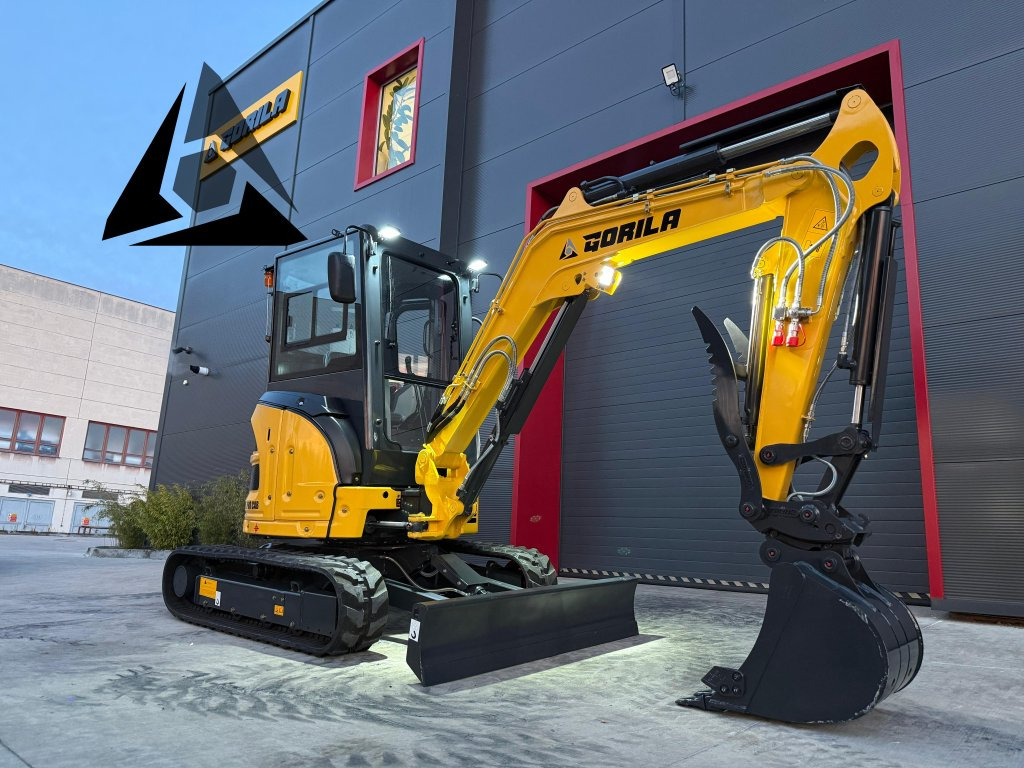 Pásový minibagr GORILA G40S I PRO CAB - Mini rýpadlo: obrázek 1 Pásový minibagr GORILA G40S I PRO CAB - Mini rýpadlo: obrázek 1
