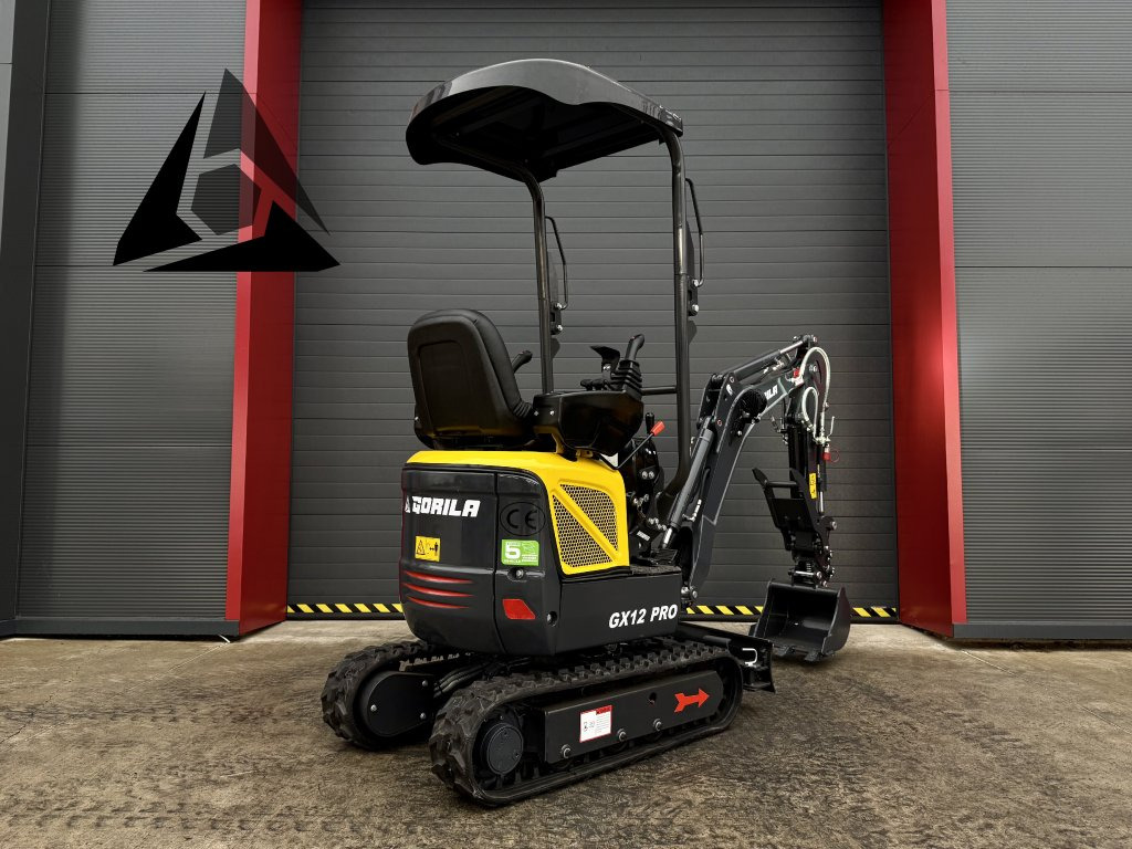 Pásový minibagr GORILA GX12 I PRO 2025 - Mini rýpadlo: obrázek 5 Pásový minibagr GORILA GX12 I PRO 2025 - Mini rýpadlo: obrázek 5