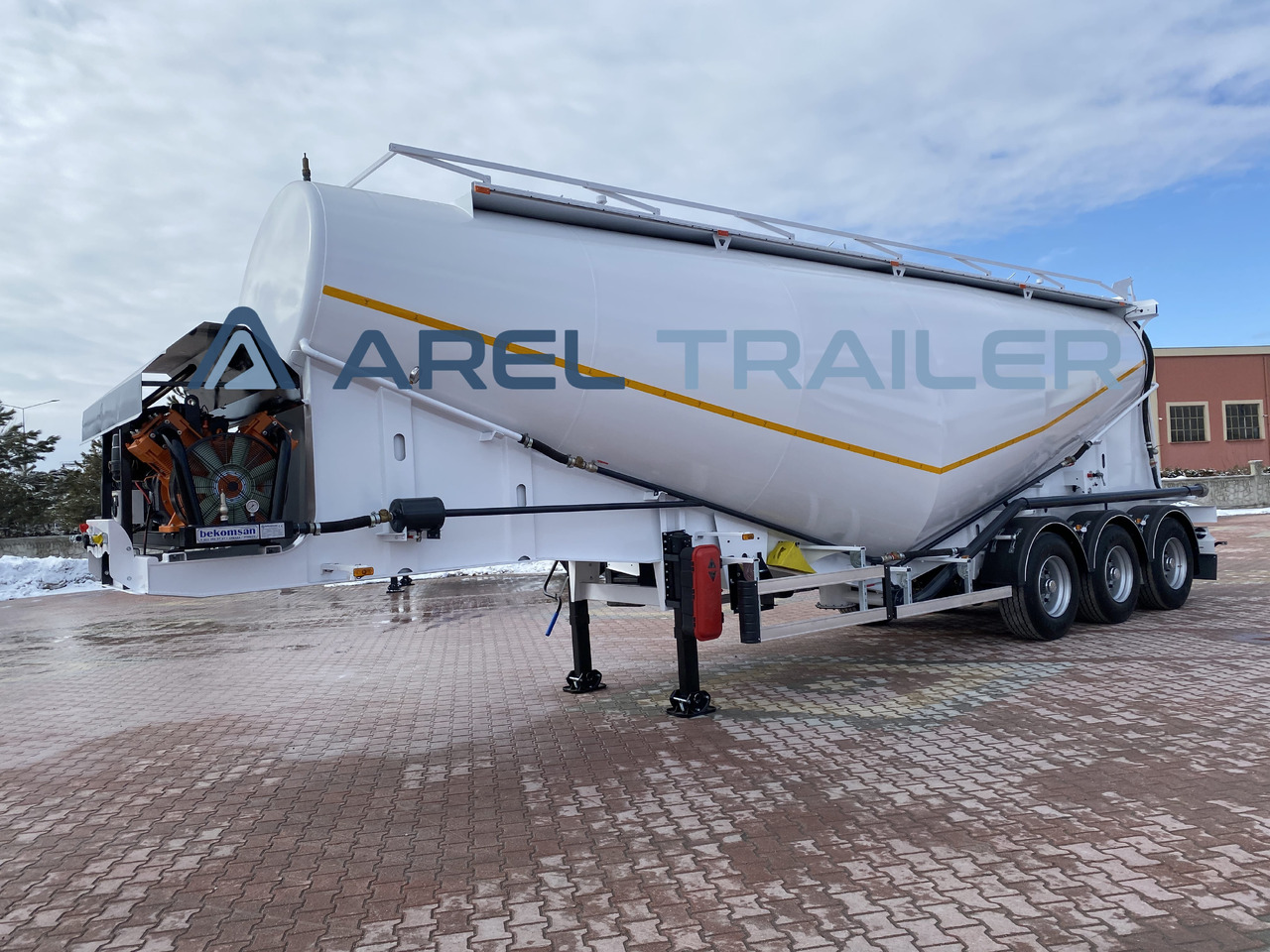 AREL TRAILER V TYPE SILO CEMENT TANK TRAILER from MANUFACTURER COMPANY - Silo cisterna: obrázek 3 AREL TRAILER V TYPE SILO CEMENT TANK TRAILER from MANUFACTURER COMPANY - Silo cisterna: obrázek 3