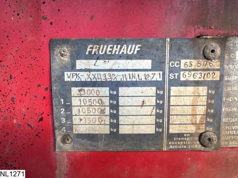 Fruehauf kipper 17 M3, Steel Suspension - Sklápěcí návěs: obrázek 4 Fruehauf kipper 17 M3, Steel Suspension - Sklápěcí návěs: obrázek 4