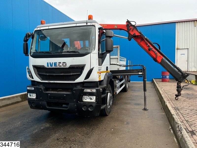 Nákladní automobil valníkový/ Plošinový, Auto s hydraulickou rukou Iveco Stralis 310 EURO 6, Palfinger, Remote, Steelsuspension: obrázek 12
