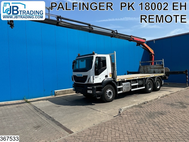 Iveco Trakker 410 6X4, EURO 6, Steel suspension, Retarder - Nákladní automobil valníkový/ Plošinový, Auto s hydraulickou rukou: obrázek 1 Iveco Trakker 410 6X4, EURO 6, Steel suspension, Retarder - Nákladní automobil valníkový/ Plošinový, Auto s hydraulickou rukou: obrázek 1