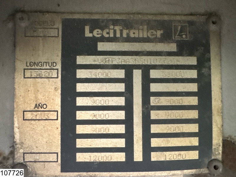 Lecitrailer Tautliner lift axle - Plachtový návěs: obrázek 4 Lecitrailer Tautliner lift axle - Plachtový návěs: obrázek 4