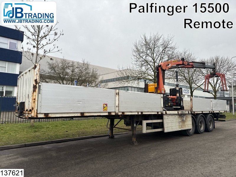 Lecitrailer open laadbak Palfinger PK15500, Remote - Návěs valník/ Plato: obrázek 1 Lecitrailer open laadbak Palfinger PK15500, Remote - Návěs valník/ Plato: obrázek 1