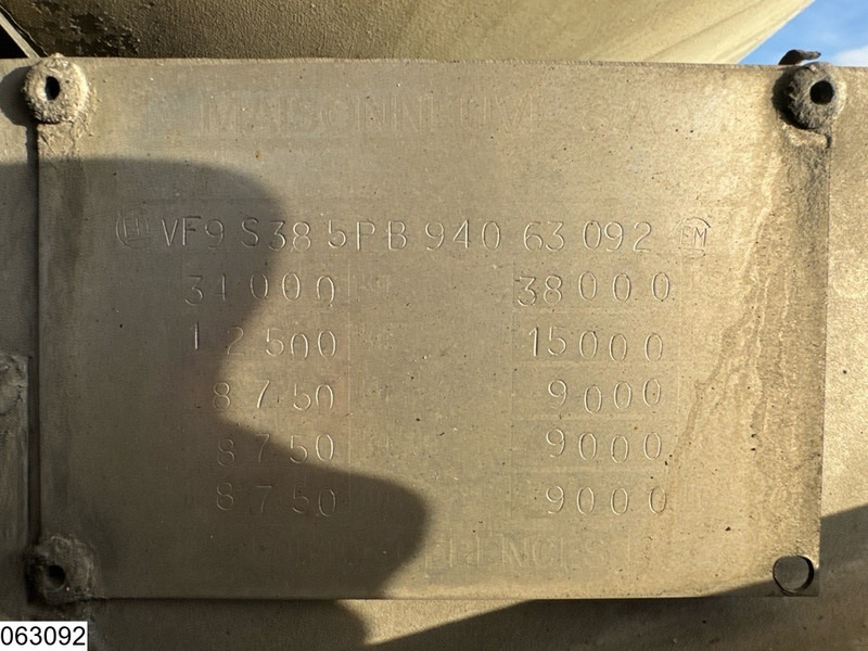 MAISONNEUVE Food 34.000 Liter, 5 Comp - Cisternový návěs: obrázek 4 MAISONNEUVE Food 34.000 Liter, 5 Comp - Cisternový návěs: obrázek 4