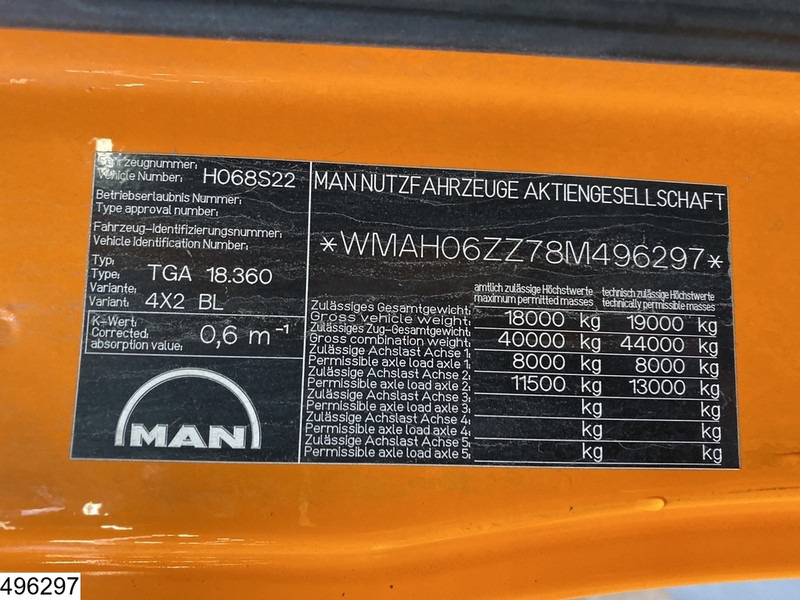 MAN TGA 18 360 Manual leasing MAN TGA 18 360 Manual: obrázek 9