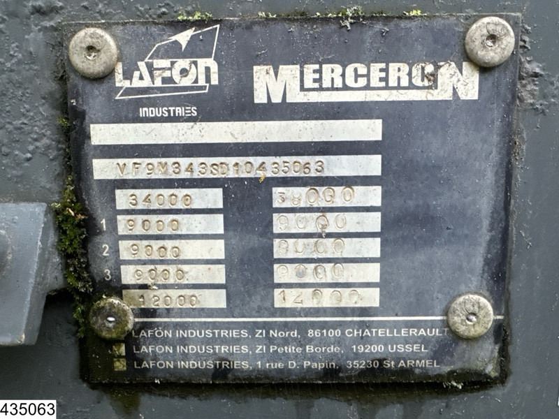 MERCERON Fuel 38.000 Liter, 7 Compartments - Cisternový návěs: obrázek 4 MERCERON Fuel 38.000 Liter, 7 Compartments - Cisternový návěs: obrázek 4