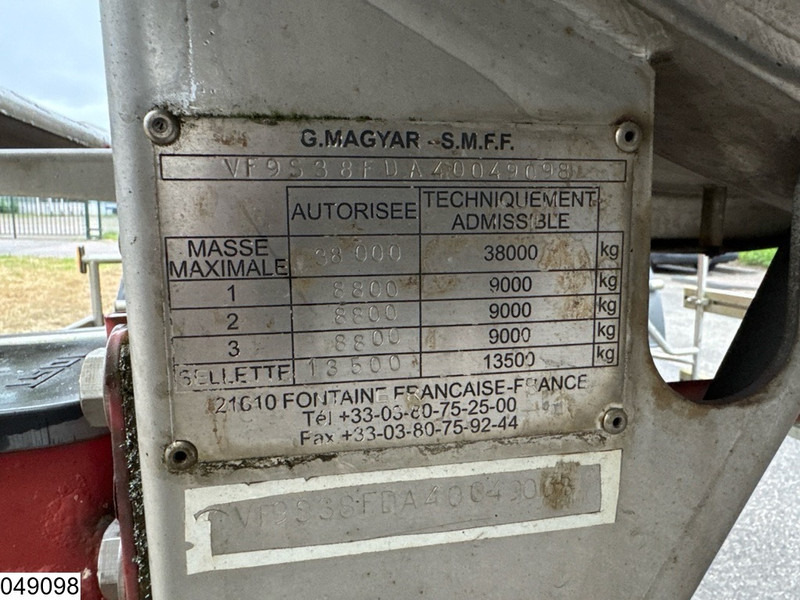 Magyar Chemie 22.500 Liter, 1 Comp - Cisternový návěs: obrázek 4 Magyar Chemie 22.500 Liter, 1 Comp - Cisternový návěs: obrázek 4