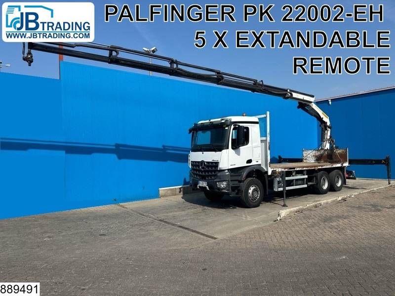 Mercedes-Benz Arocs 2636 6X4, EURO 6, Steel suspension, Palfinger - Nákladní automobil valníkový/ Plošinový, Auto s hydraulickou rukou: obrázek 1 Mercedes-Benz Arocs 2636 6X4, EURO 6, Steel suspension, Palfinger - Nákladní automobil valníkový/ Plošinový, Auto s hydraulickou rukou: obrázek 1