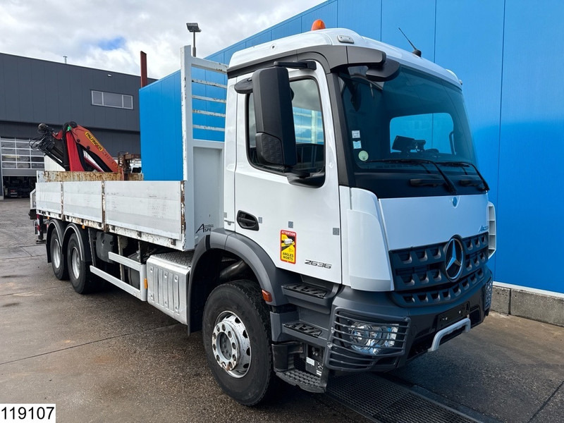 Mercedes-Benz Arocs 2636 6x4, EURO 6, Palfinger, Leaf suspension - Nákladní automobil valníkový/ Plošinový, Auto s hydraulickou rukou: obrázek 3 Mercedes-Benz Arocs 2636 6x4, EURO 6, Palfinger, Leaf suspension - Nákladní automobil valníkový/ Plošinový, Auto s hydraulickou rukou: obrázek 3