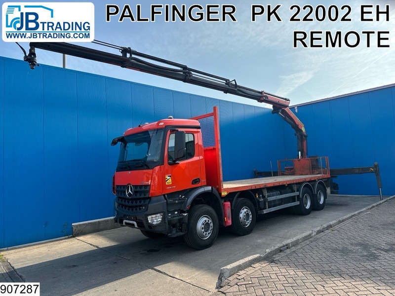 Mercedes-Benz Arocs 3240 8X4, EURO 6, Steel suspension, Palfinger - Nákladní automobil valníkový/ Plošinový, Auto s hydraulickou rukou: obrázek 1 Mercedes-Benz Arocs 3240 8X4, EURO 6, Steel suspension, Palfinger - Nákladní automobil valníkový/ Plošinový, Auto s hydraulickou rukou: obrázek 1