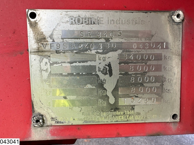 ROBINE Gas 48028 Liter, LPG GPL gas tank, Gaz, 1 Compartment - Cisternový návěs: obrázek 4 ROBINE Gas 48028 Liter, LPG GPL gas tank, Gaz, 1 Compartment - Cisternový návěs: obrázek 4
