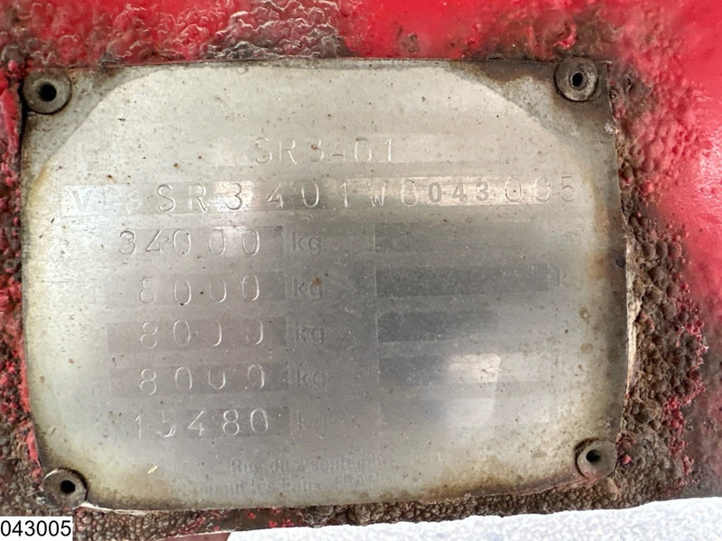 ROBINE Gas 49018 liter, LPG GPL Butane gas, 1 Comp - Cisternový návěs: obrázek 4 ROBINE Gas 49018 liter, LPG GPL Butane gas, 1 Comp - Cisternový návěs: obrázek 4