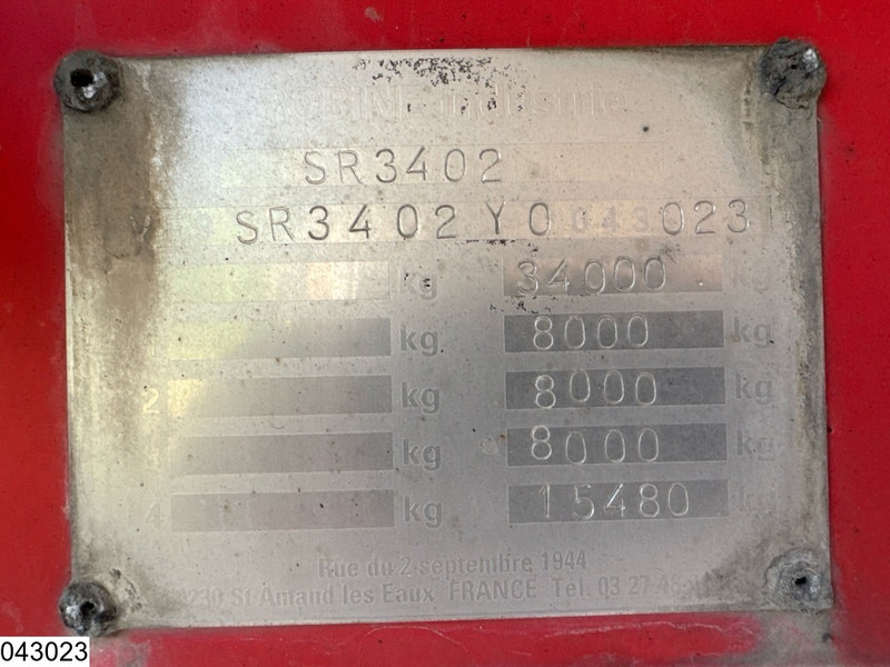 ROBINE Gas 51056 liter, LPG GPL Butane gas, 1 Comp - Cisternový návěs: obrázek 4 ROBINE Gas 51056 liter, LPG GPL Butane gas, 1 Comp - Cisternový návěs: obrázek 4