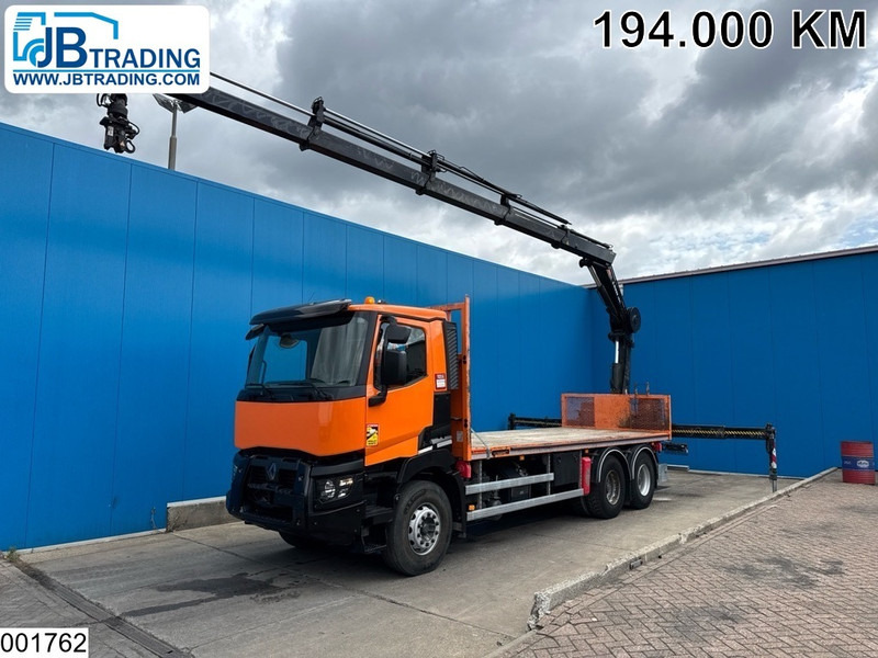Renault C 380 6X4, EURO 6, HIAB, Remote, Steel suspension - Nákladní automobil valníkový/ Plošinový, Auto s hydraulickou rukou: obrázek 1 Renault C 380 6X4, EURO 6, HIAB, Remote, Steel suspension - Nákladní automobil valníkový/ Plošinový, Auto s hydraulickou rukou: obrázek 1