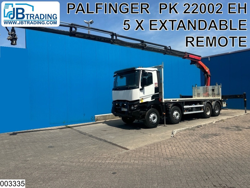 Renault C 430 8X4, EURO 6, Steel suspension, Palfinger - Nákladní automobil valníkový/ Plošinový, Auto s hydraulickou rukou: obrázek 1 Renault C 430 8X4, EURO 6, Steel suspension, Palfinger - Nákladní automobil valníkový/ Plošinový, Auto s hydraulickou rukou: obrázek 1